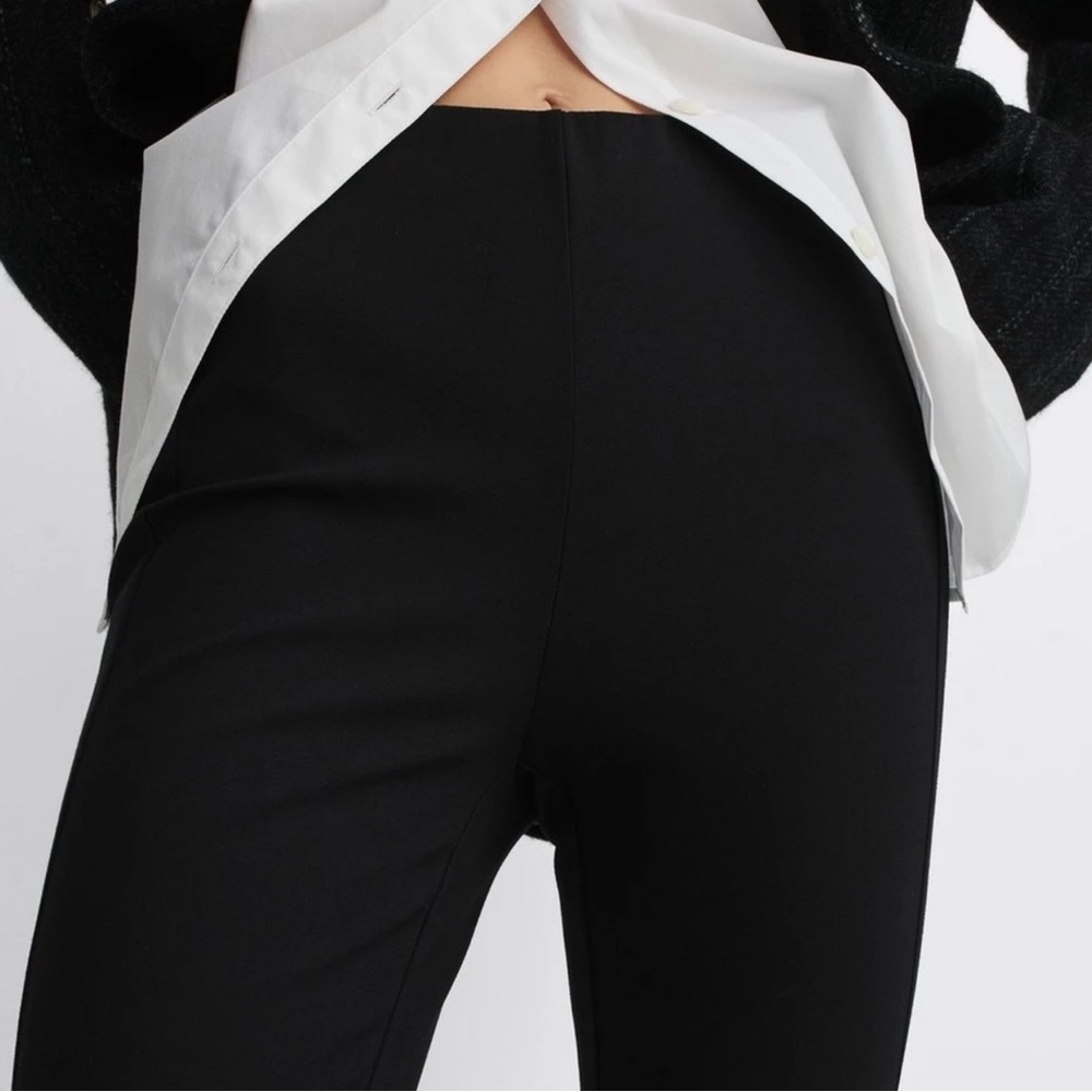 Rag & Bone‎ Simone High Rise Cropped Stretch Pant Black 8 Slim Designer Office - Picture 2 of 16